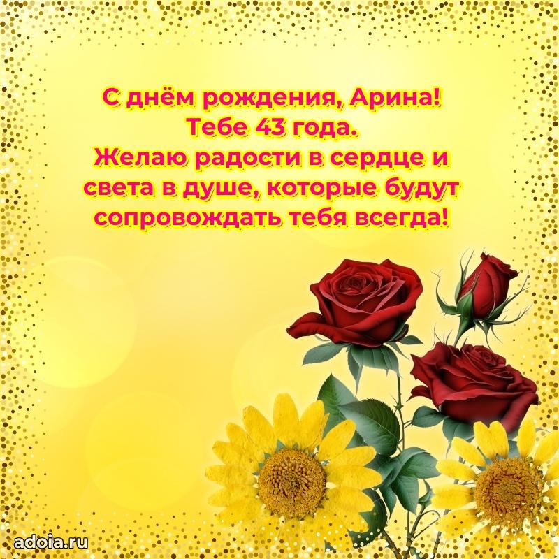 Арине 43 года