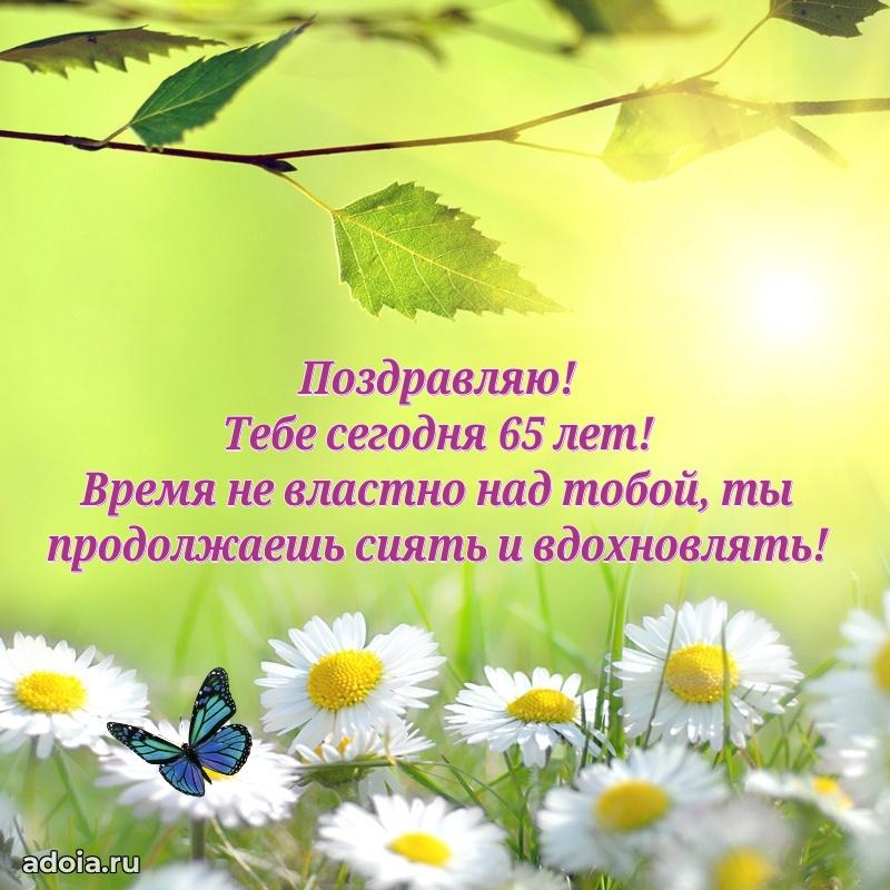 Скачать картинки и поздравления сестре 65 лет