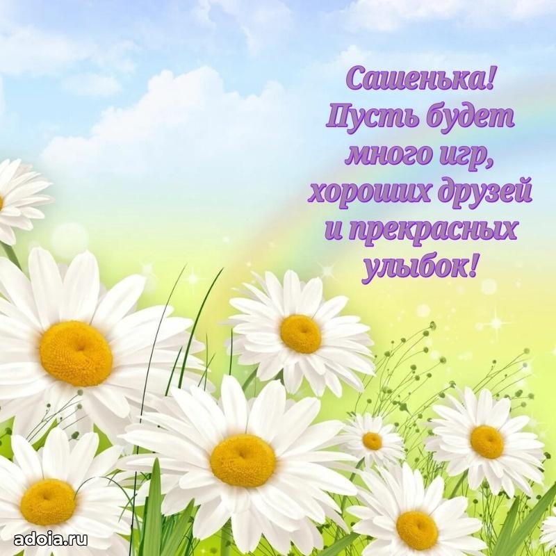 Новые открытки с днем рождения ребенку Александре