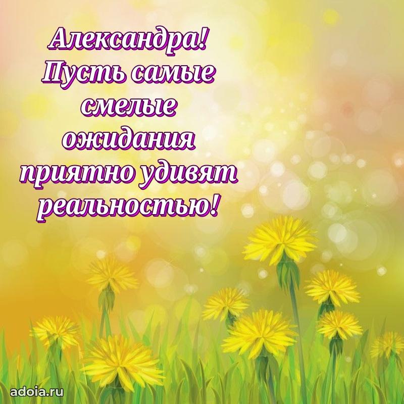 Поздравление Александре праздничные своими словами в прозе