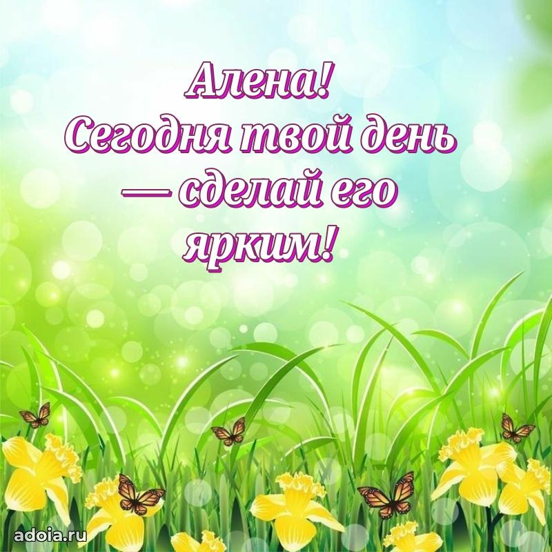 Поздравление Алене праздничные своими словами в прозе