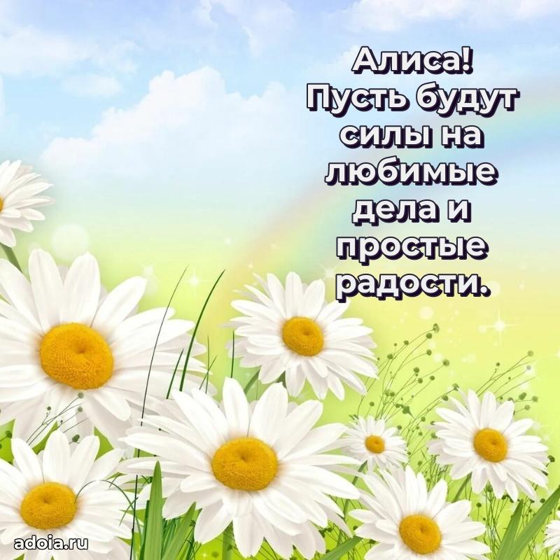 Новые открытки с днем рождения праздничные Алисе