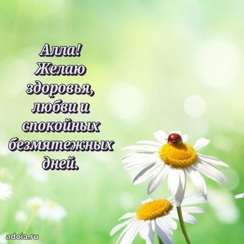 Картинка бабушке Алле