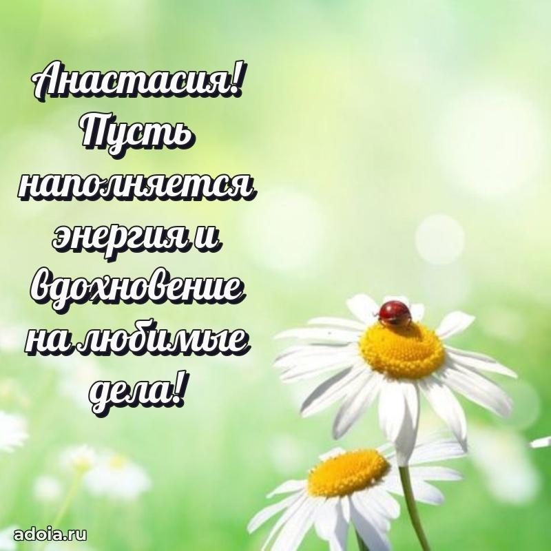 Поздравление женщине Анастасии