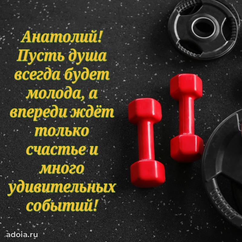 Поздравить друга с др Анатолию