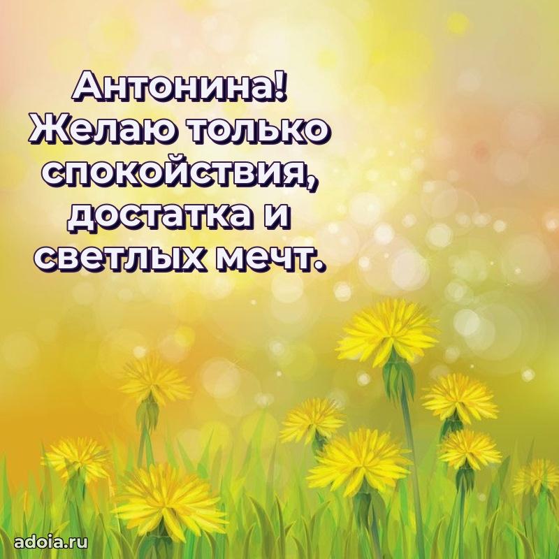 Мерцающая картинка маме Антонине с днем рождения