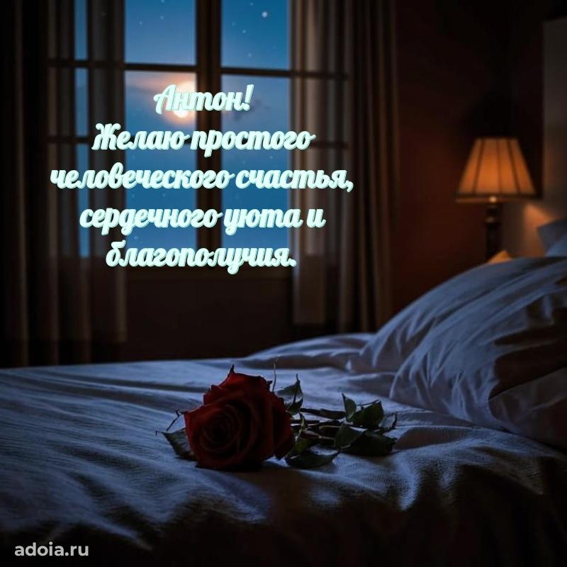 Поздравление мужчине Антону