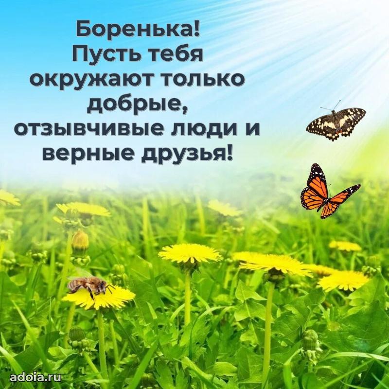 Яркая гифка Борису с днем рождения