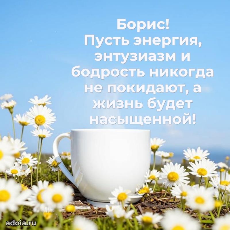 Поздравление парню Борису