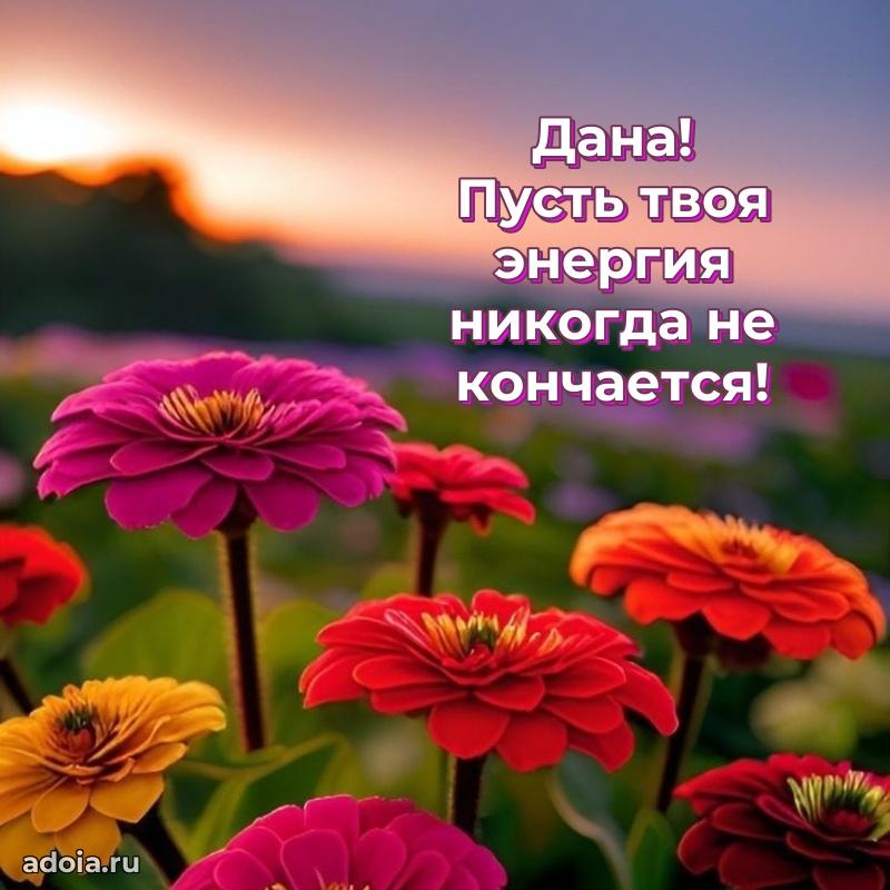 Поздравление женщине Дане