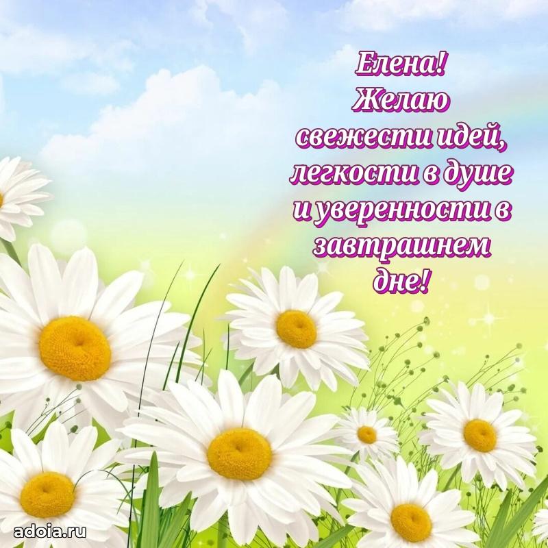 Пожелания маме Елене