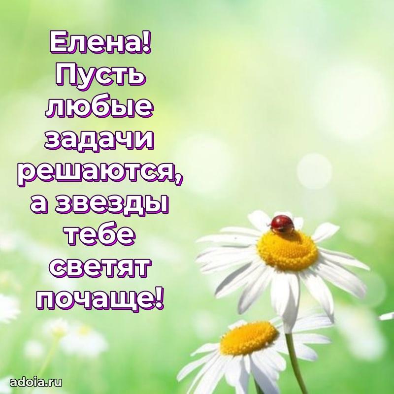 Пожелания маме Елене