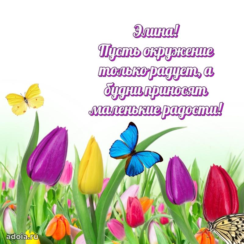 Поздравить подругу с др Элине