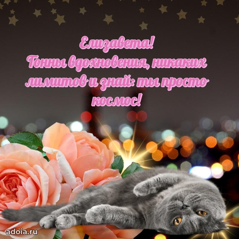 Открытка Елизавете праздничная