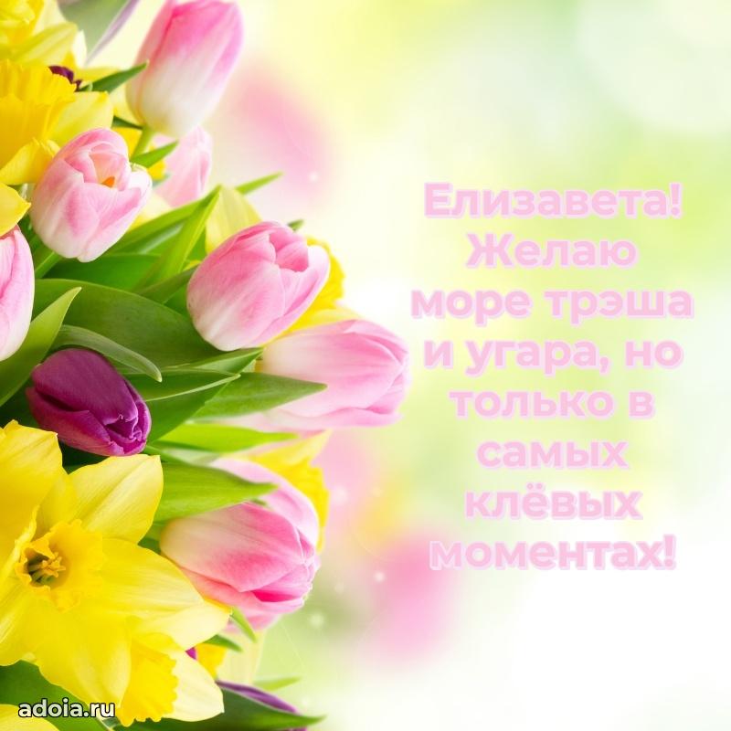 Поздравление девушке Елизавете