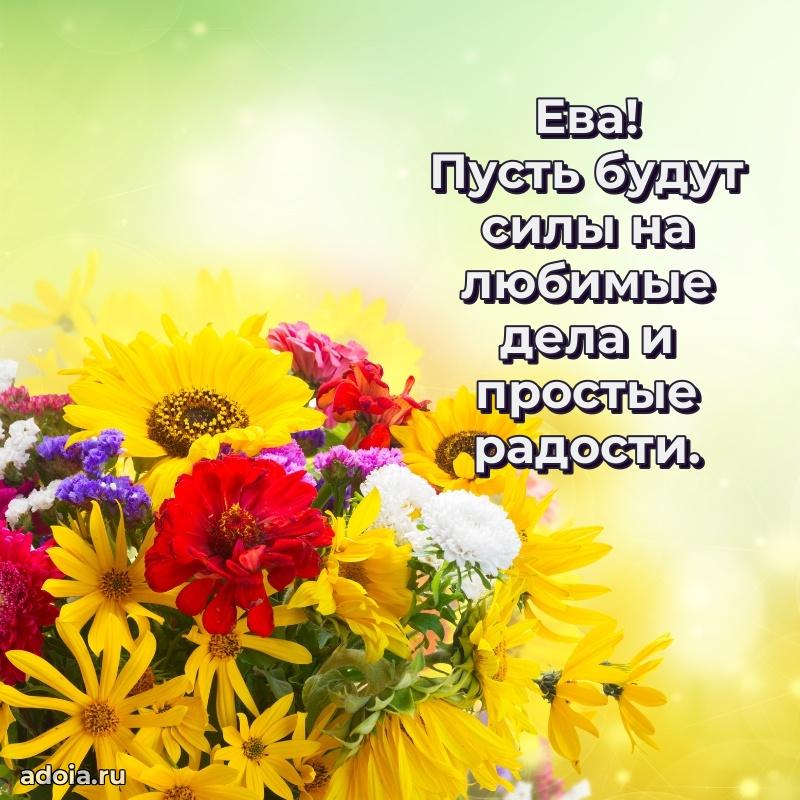 Поздравление Еве праздничные своими словами в прозе