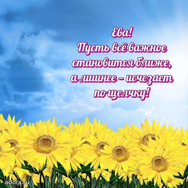 Смешная открытка для ватсап с днем рождения Еве