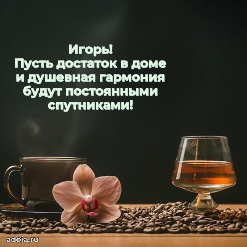 Открытка для ватсап с днем рождения Игорю