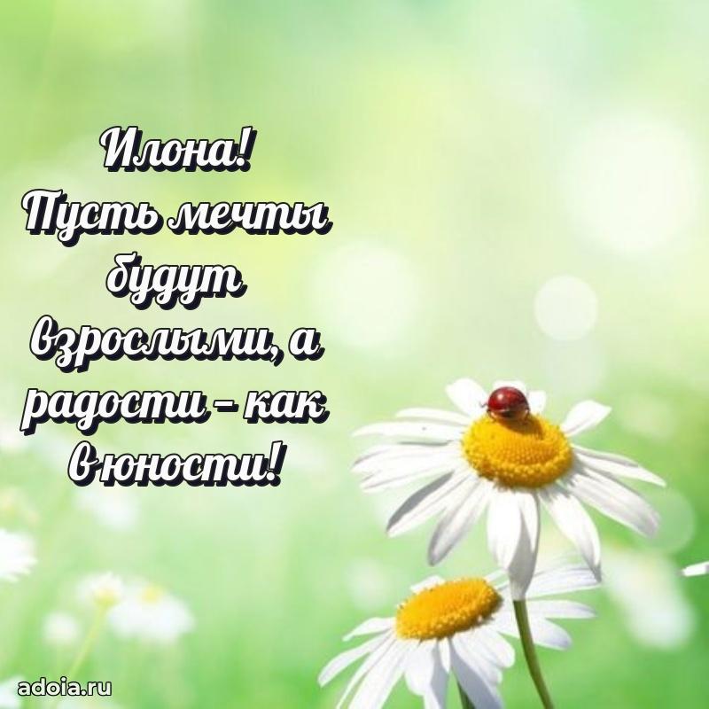 Поздравление женщине Илоне