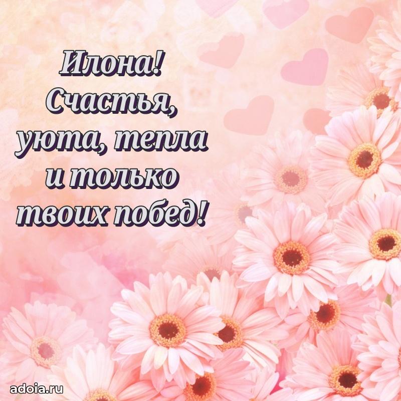 Яркая гифка Илоне с днем рождения