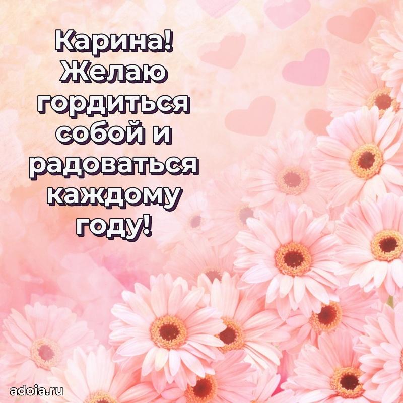 Смешная открытка для ватсап с днем рождения Карине