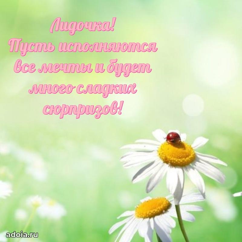 Яркая гифка Лидии с днем рождения