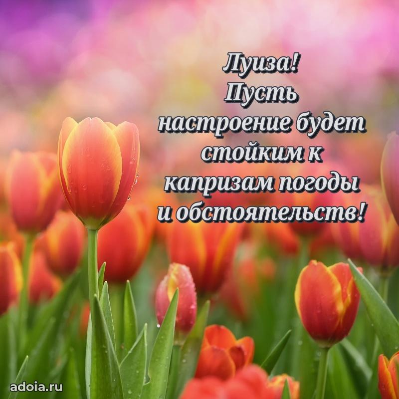 Пожелания маме Луизе