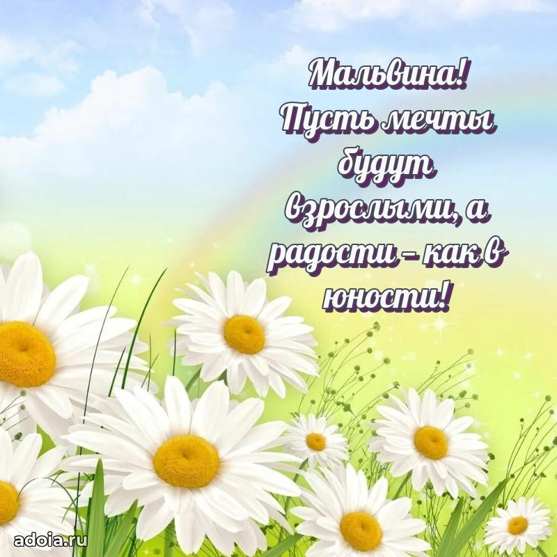 Поздравление Мальвине праздничные своими словами в прозе