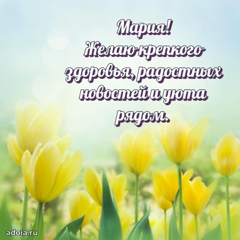 Яркая гифка Марии с днем рождения