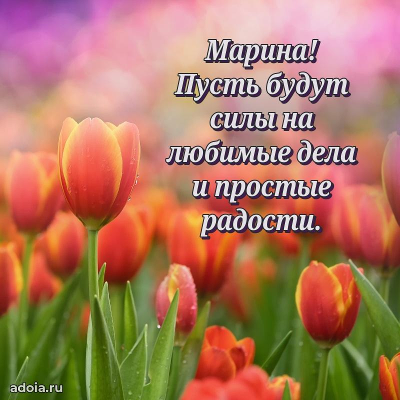 Поздравить сестру с др Марине