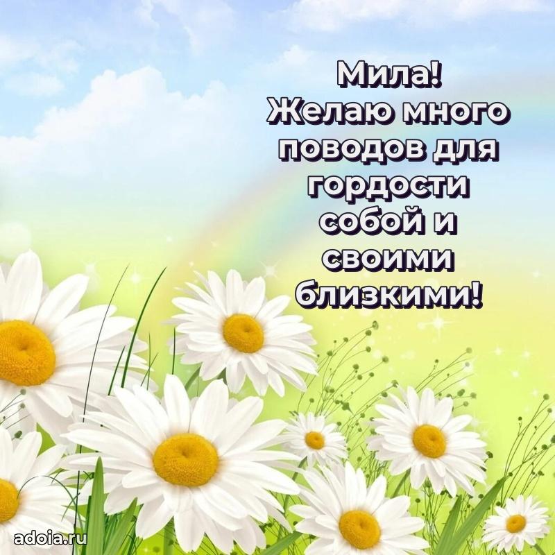 Поздравить сестру с др Миле