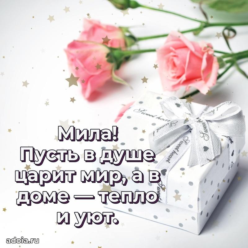 Поздравление Миле праздничные своими словами в прозе