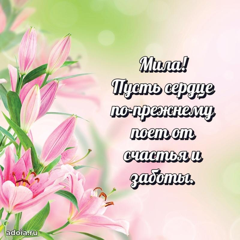 Картинка бабушке Миле