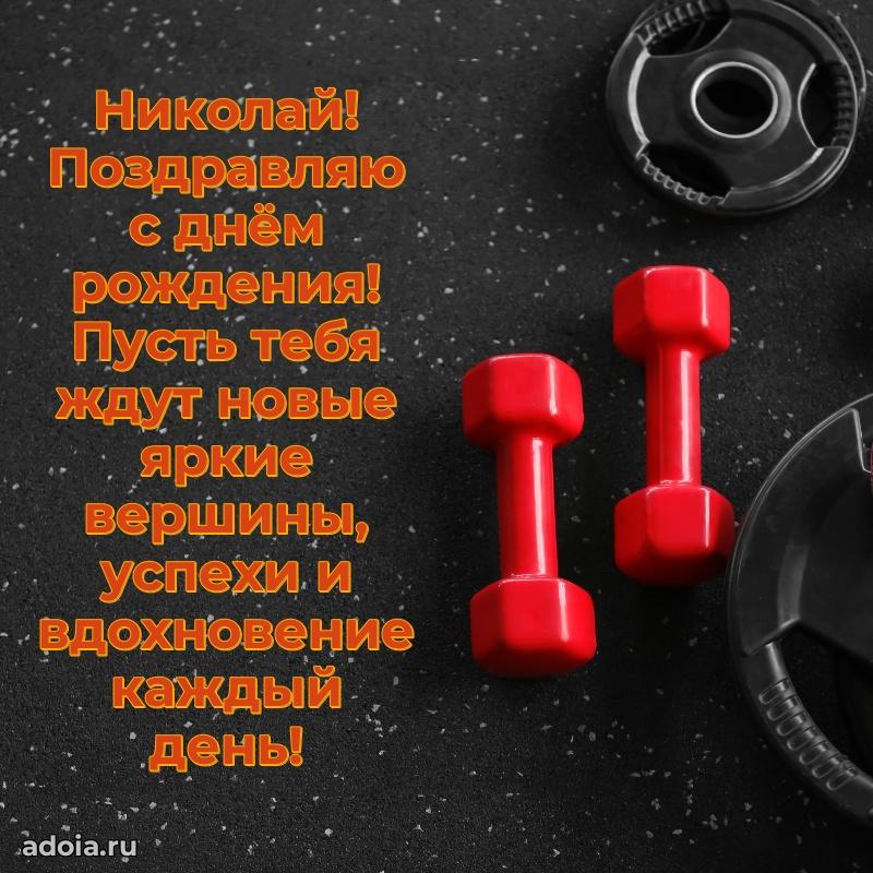 Поздравить друга с др Николаю