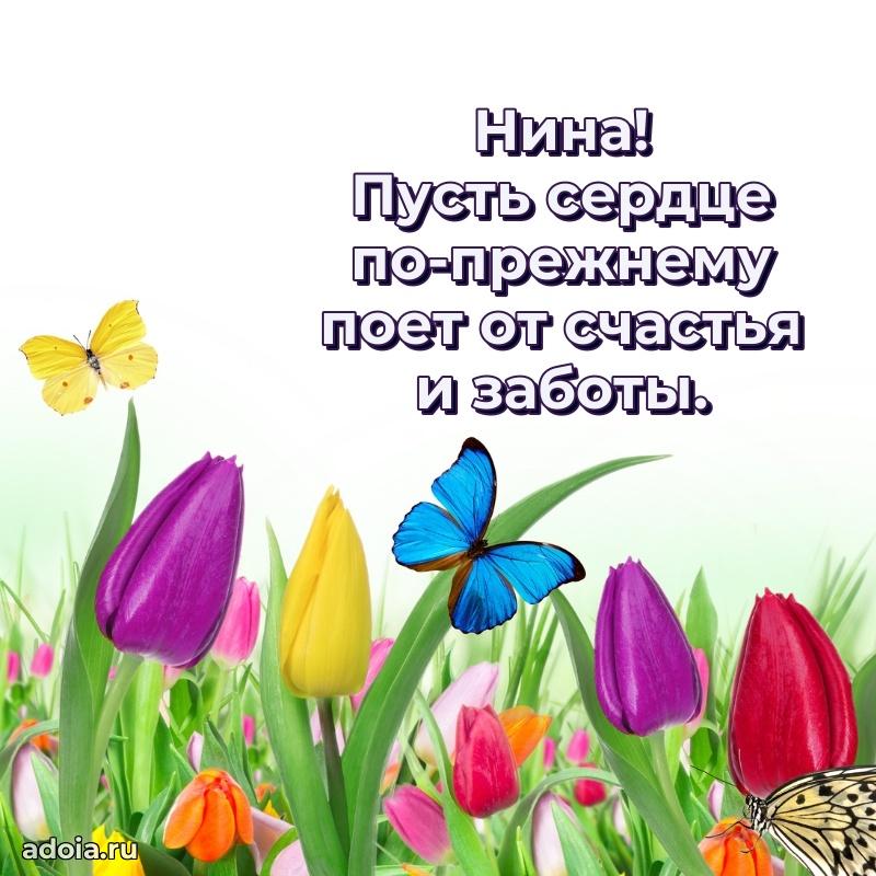 Поздравление Нине праздничные своими словами в прозе