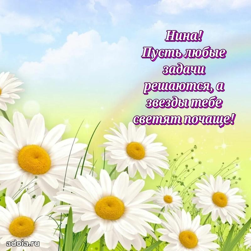 Поздравление Нине праздничные своими словами в прозе