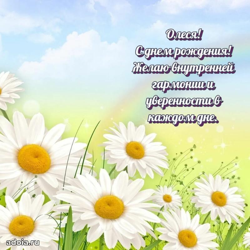 Поздравление Олесе праздничные своими словами в прозе