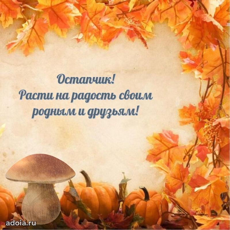 Картинка внуку Остапу