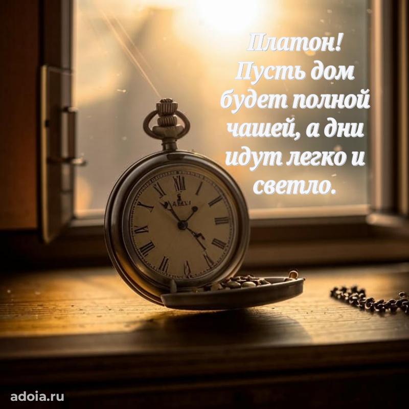 Поздравление мужчине Платону
