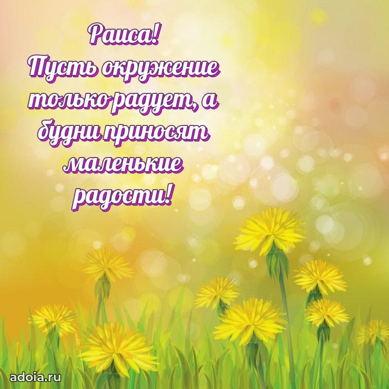 Мерцающая картинка Раисе с днем рождения