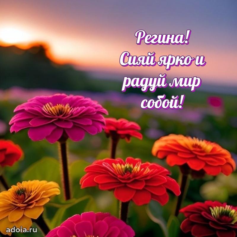 Поздравление женщине Регине