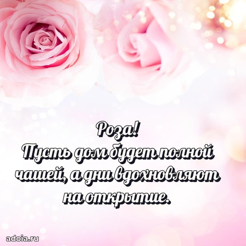 Смешная открытка для ватсап с днем рождения Розе