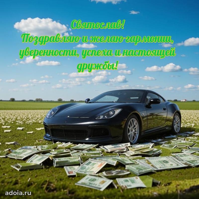 Поздравление парню Святославу
