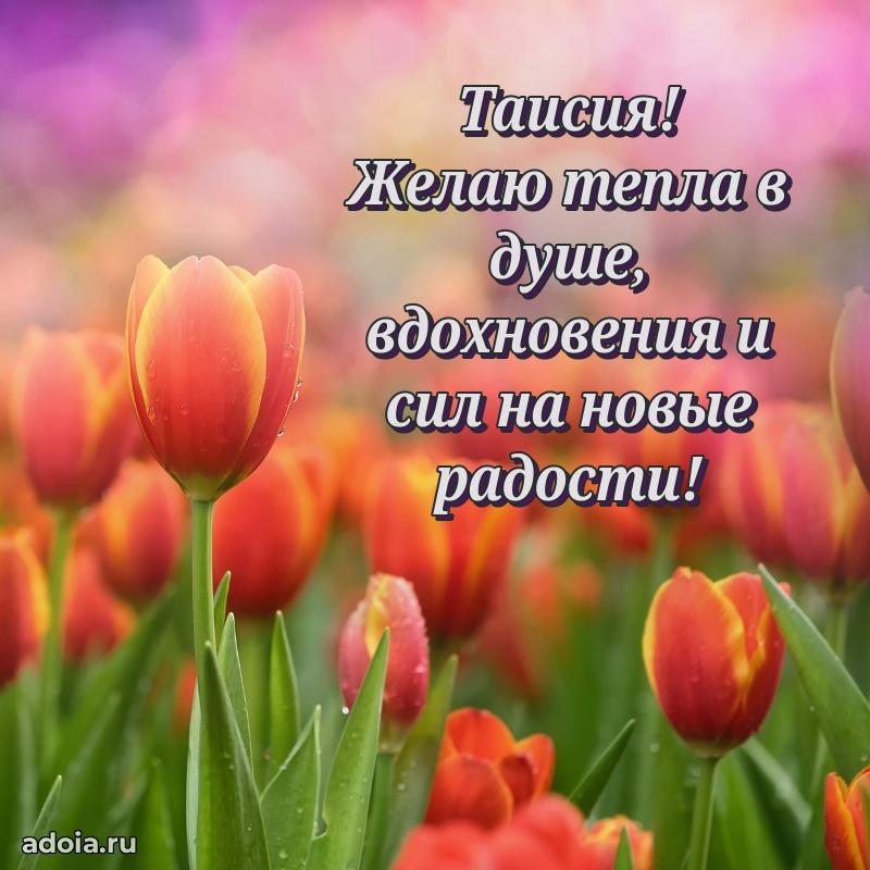 Новые открытки с днем рождения праздничные Таисии