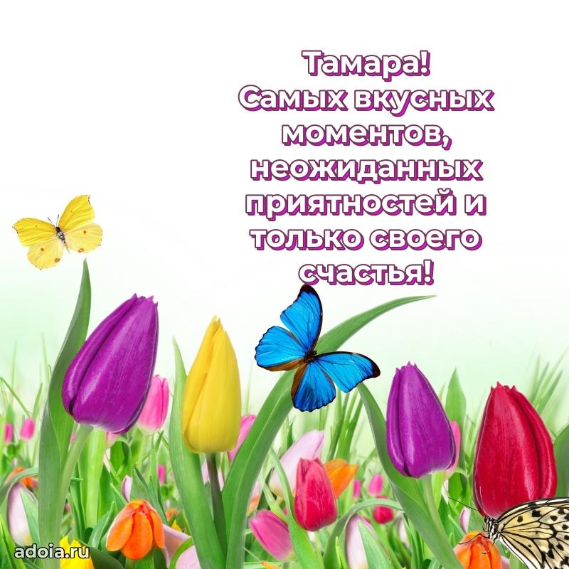 Мерцающая картинка Тамаре с днем рождения