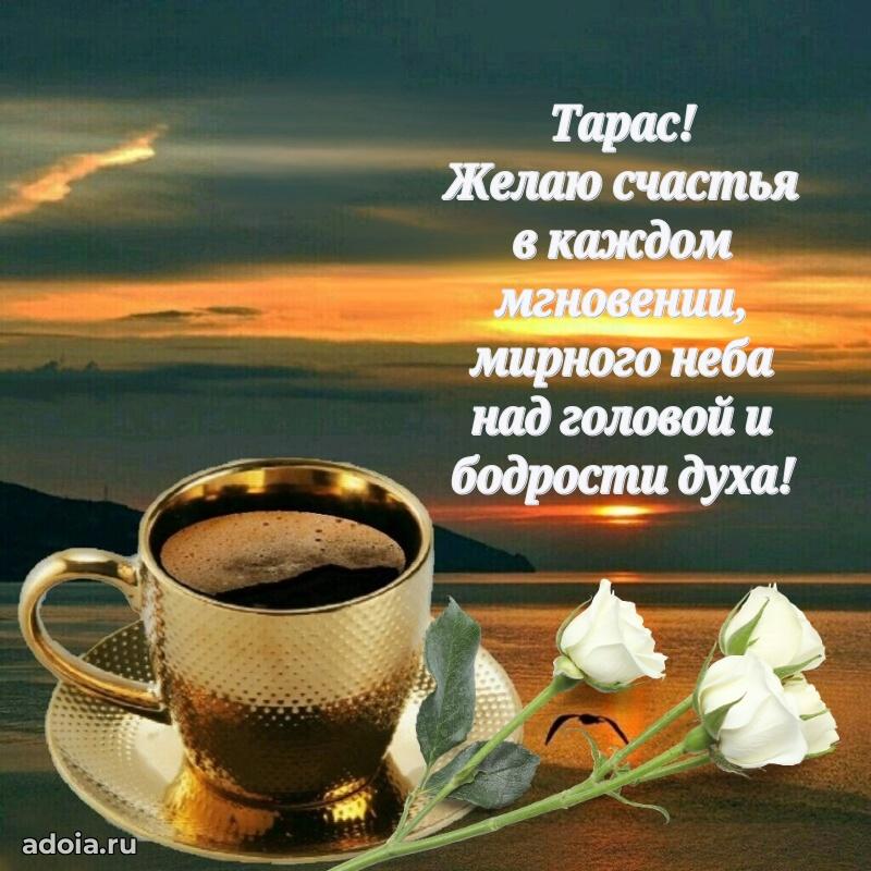 Открытка Тарасу праздничная