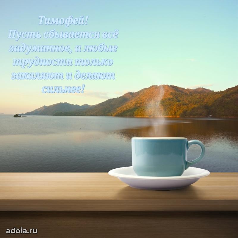 Яркая гифка Тимофею с днем рождения