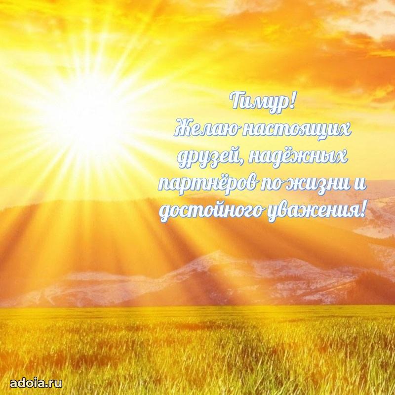 Открытка для ватсап с днем рождения Тимуру