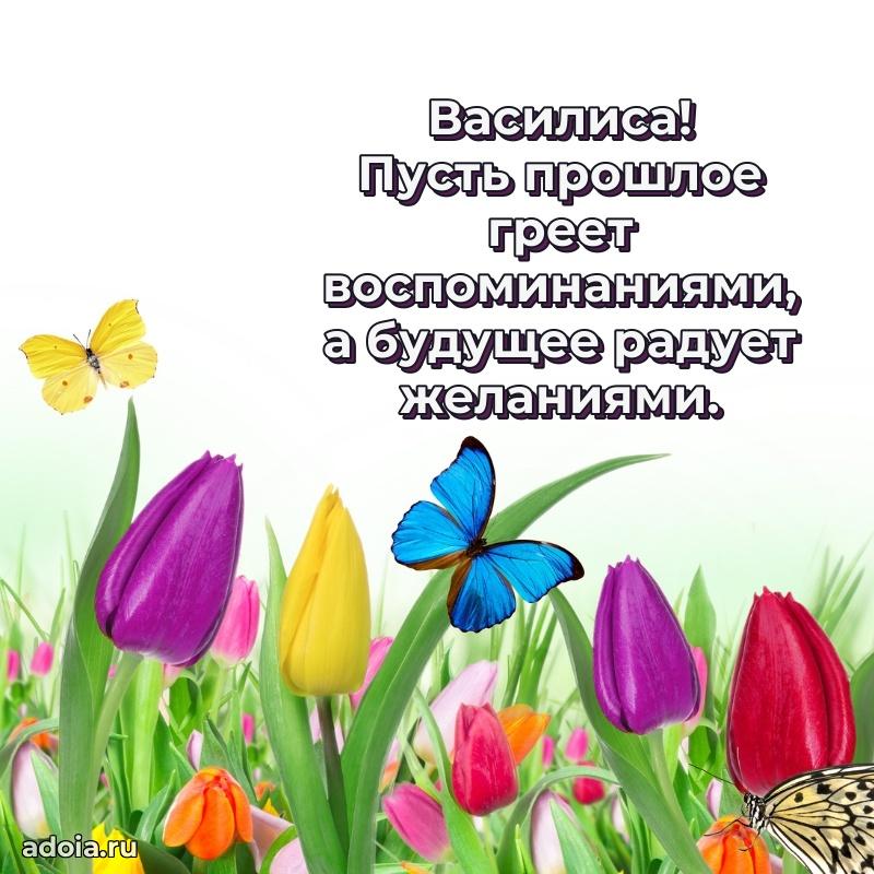 Новые открытки с днем рождения праздничные Василисе