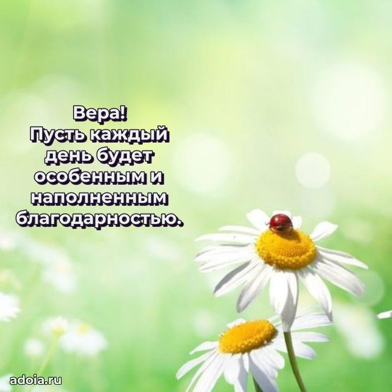 Пожелания маме Вере